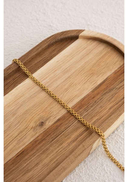 By Florya Jewelry Çelik Örme Zincir Bileklik İç İçe Geçmeli Klasik Forse Zincir Bileklik 3 mm Kararmaz fırsatları