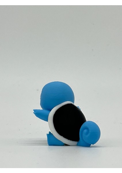 Pokemon Oyuncak, Squirtle 5cm ( Hediyeli ) Boyasız Renkli Baskı modelleri