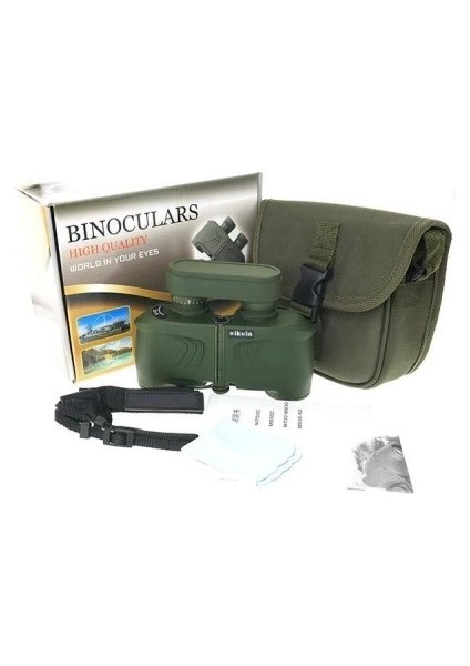 8x30 Profesyonel Askeri Su Geçirmez Yüksek Kaliteli Dürbün Yeşil