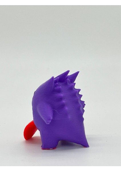 Pokemon Oyuncak, Gengar 5cm ( Hediyeli ) Boyasız Renkli Baskı modelleri