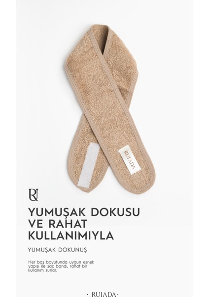 %100 Pamuk Saç / Makyaj Bandı Brown Spor-Yoga-Spa-Cilt Bakım fiyatları