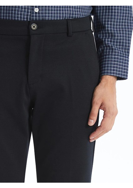 Classic Lacivert Dar Kalıp Erkek Chino Pantolon T T fırsatları