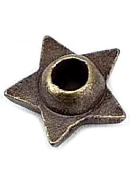 9 mm Antik Renk Perçin Yıldız Rivet 30 Adet