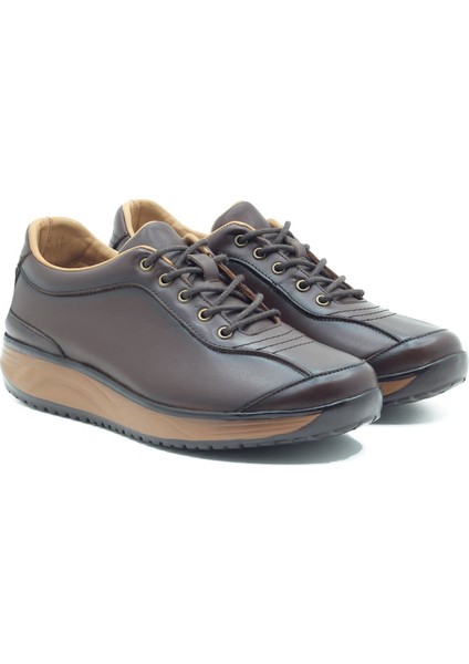 Deri Erkek Günlük Yürüyüş Ayakkabısı - 2170 Kahve