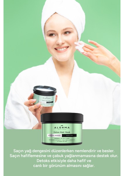 Durulanan Arındırıcı Saç Maskesi Vegan İnce Telli Yağlı Saçlar Biberiye Çay Ağacı Adaçayı 240 ml fiyatları