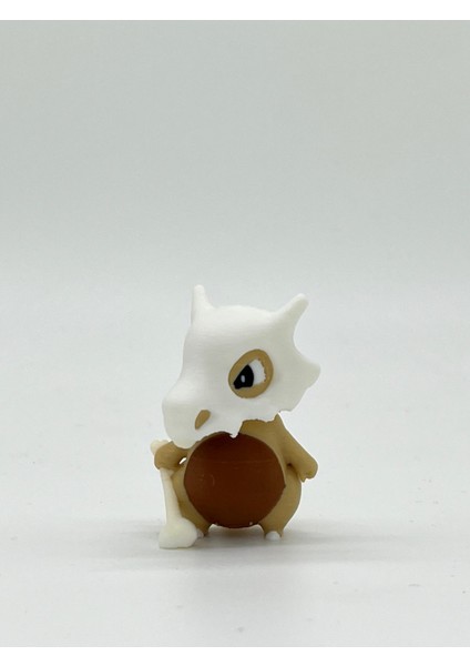 Pokemon Oyuncak, Cubone 5cm ( Hediyeli ) Boyasız Renkli Baskı