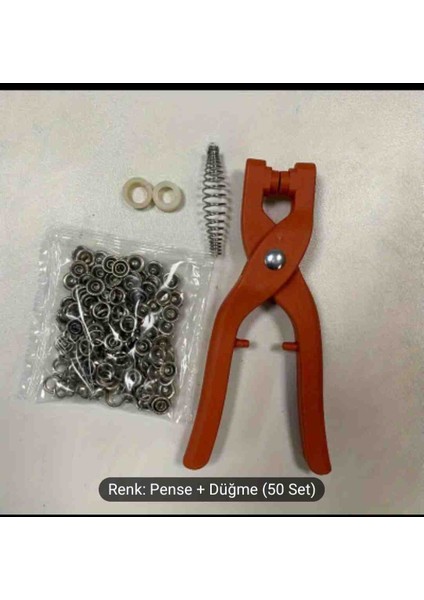 50 Adet Çıt Çıt ve Pense