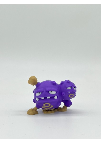 Pokemon Oyuncak, Weezing 5cm ( Hediyeli ) Boyasız Renkli Baskı
