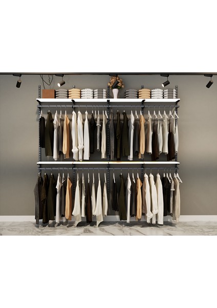 Dekoratif Giyinme Odası Raf Sistemleri & Oda Içi Dekoratif Gardrop Raf Sistemi fiyatları