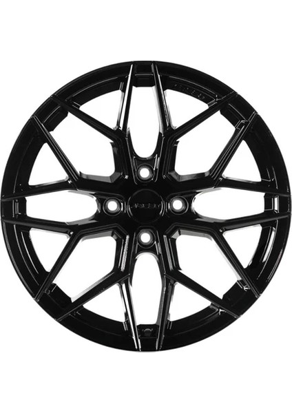 17 Inç 4X100 Arceo Valencia Clio I20 Uyumlu Siyah Jant Modeli Honda Fiat (4 Adet)