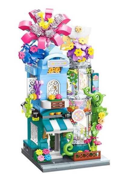 Keeppley City Corner K28016 Flower House Çiçek Evi Yapı Blokları Oyuncak Seti