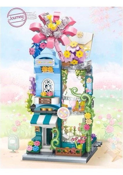 Keeppley City Corner K28016 Flower House Çiçek Evi Yapı Blokları Oyuncak Seti