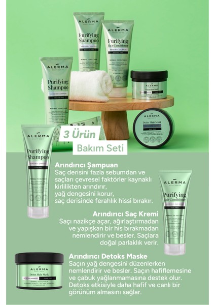 Ince Telli ve Yağlı Saçlar Için Arındırıcı Sülfatsız Saç Bakım Seti fiyatları