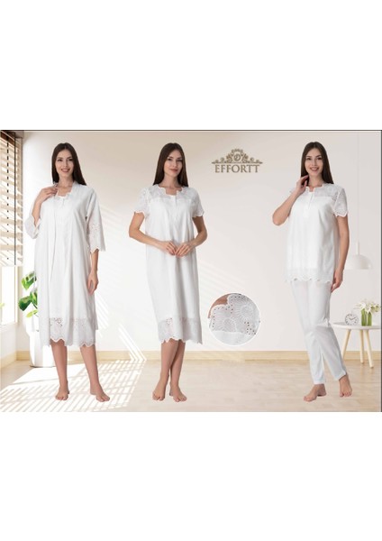 Dvina Effortt Dörtlü Lohusa Seti Ekru Small - 9026