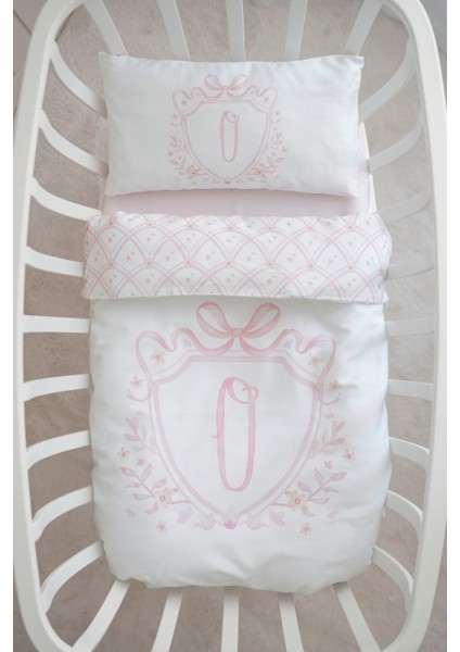 Harf Serisi O Harfi Anne Yanı Nevresim Seti (60 x 100) - Noble Serie Pembe fiyatları