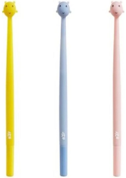 BACK2FUN Yumuşak Jel Kalem 0.5 mm Zürafa Sarı