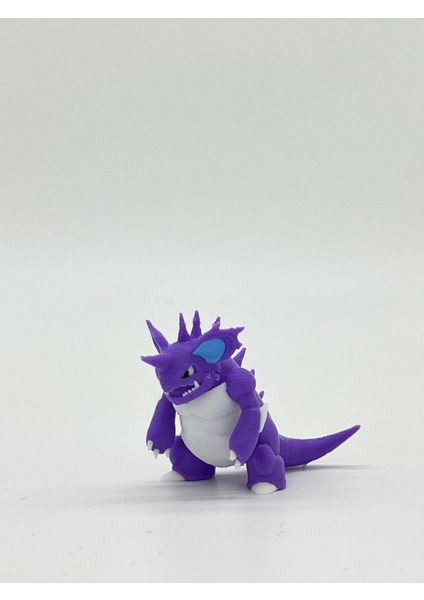 Pokemon Oyuncak, Nidoking 5cm ( Hediyeli ) Boyasız Renkli Baskı