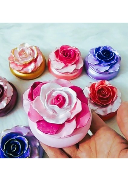 Gül Kabarmalı Kutu Silikon Kalıp K-153 fiyatları