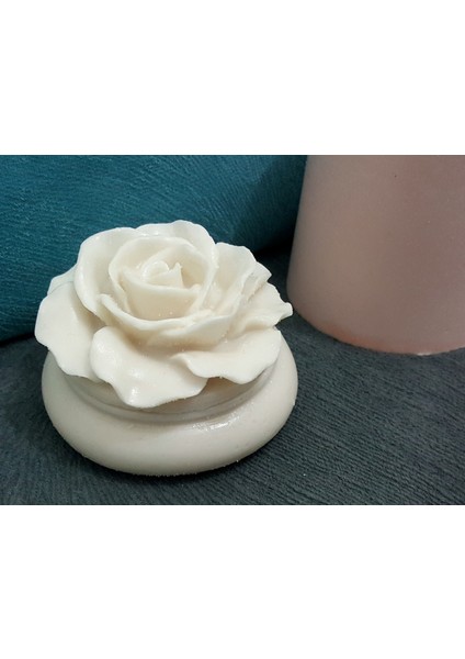 Gül Kabarmalı Kutu Silikon Kalıp K-153