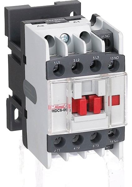 HDC60911B 3X9A Kontaktör 1no+1nc 24V Ac