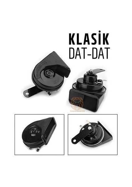 Da-Dat Sesli Alman Tip Her Araca Korna Takımı