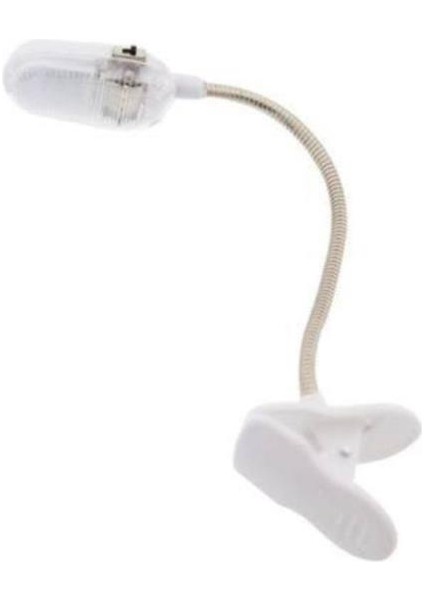 Oynar Başlıklı Mandallı Ledli Kitap Okuma Masa Lambası