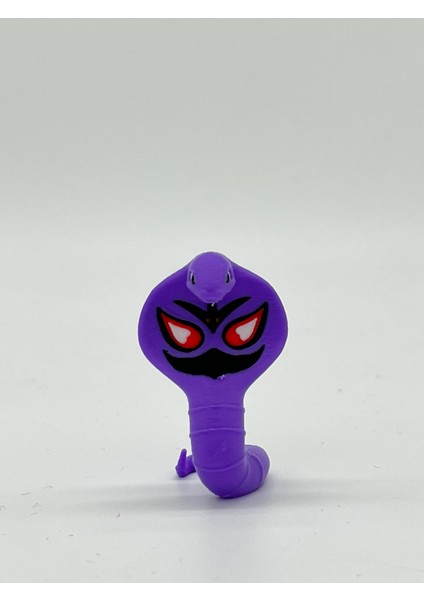 Pokemon Oyuncak, Arbok 5cm ( Hediyeli ) Boyasız Renkli Baskı