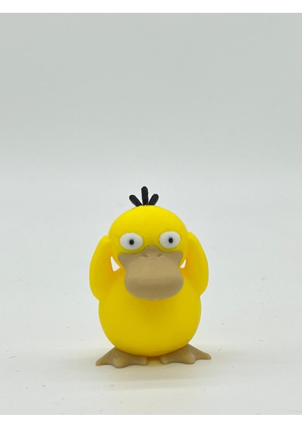 Pokemon Oyuncak, Psyduck 5cm ( Hediyeli ) Boyasız Renkli Baskı