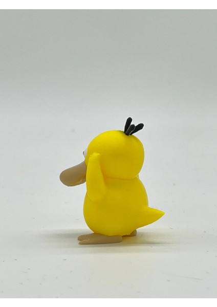 Pokemon Oyuncak, Psyduck 5cm ( Hediyeli ) Boyasız Renkli Baskı modelleri