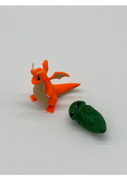 Pokemon Oyuncak, Dragonite 5cm ( Hediyeli ) Boyasız Renkli Baskı fiyatları