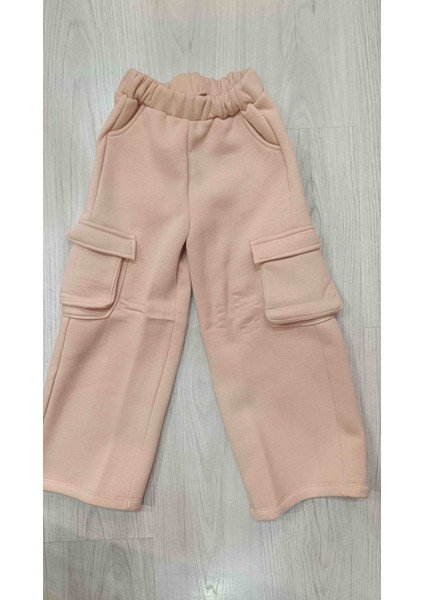 Kız Çocuk Üç Iplik Şardonlu Bej Rengi Kışlık Takım modelleri