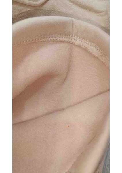 Kız Çocuk Üç Iplik Şardonlu Bej Rengi Kışlık Takım fırsatları