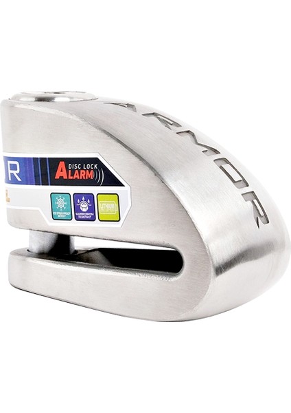 Armor 614 Mva Alarmlı Motorsiklet Disk Kilidi Mil Çapı 14MM Paslanmaz Çelik fiyatları