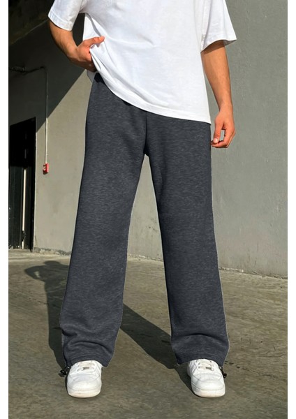 Paçası Ayarlanabilir Eşofman Altı Gri Siyah Füme fiyatları