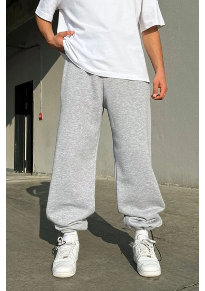 Paçası Ayarlanabilir Eşofman Altı Gri Siyah Füme modelleri