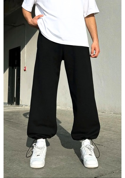 Paçası Ayarlanabilir Eşofman Altı Gri Siyah Füme fiyatları