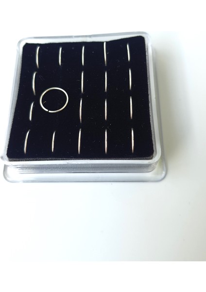 Hızma Düz 10 mm Ince Halka Gümüş Renk modelleri