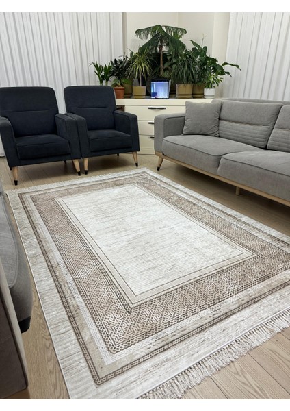 dijital Baskı Yıkanabilir Kaymaz Taban Halı Ince Yazlık Dekoratif Salon ve Oturma Odası Halısı