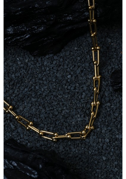 Kadın Çelik Tiffayn Kolye Gold fırsatları