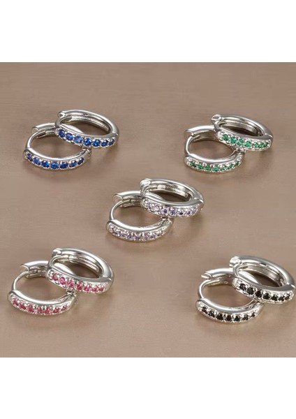 By Dilek Çetin Silver Kaplama 6 mm Firuze Taşlı Halka Piercing fiyatları