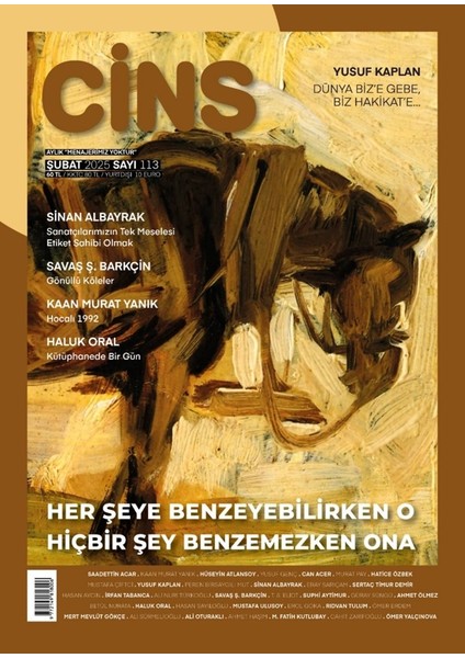 Cins Dergi 113.Sayı (Şubat 2025)