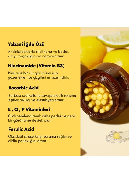 Vitamin C Kapsüllü Krem – Cilt Aydınlatıcı, Yoğun Nemlendirici ve Krem modelleri