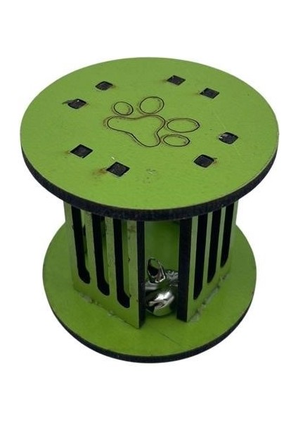 Mini Silindir Eğlenceli Renkli Sağlam Küçük Pati İzi Şekilli Kedi Oyuncağı modelleri