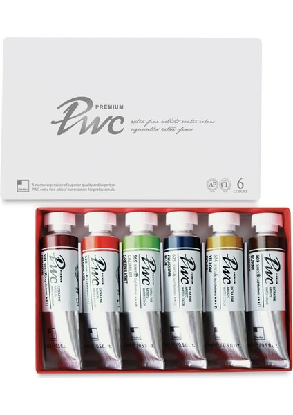 Pwc 6×15 ml Sulu Boya Seti B