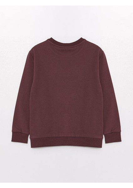 Bisiklet Yaka Baskılı Uzun Kollu Erkek Çocuk Sweatshirt fiyatları