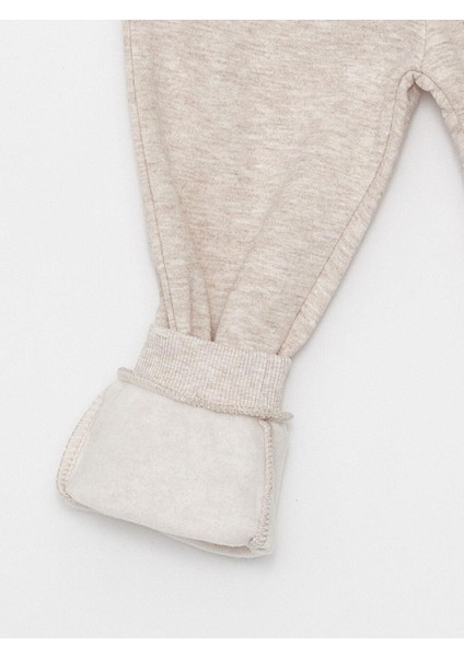 Beli Lastikli Basic Kız Bebek Eşofman Alt