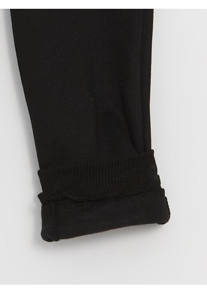 Beli Lastikli Basic Kız Bebek Eşofman Alt