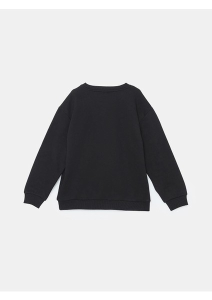 Bisiklet Yaka Erkek Çocuk Sweatshirt