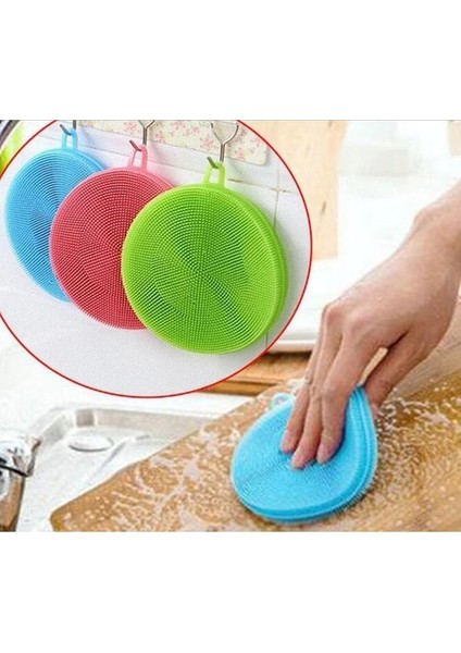 2 Adet Silikon Tükenmeyen Tırtıklı Bulaşık Yıkama Fırçası fiyatları