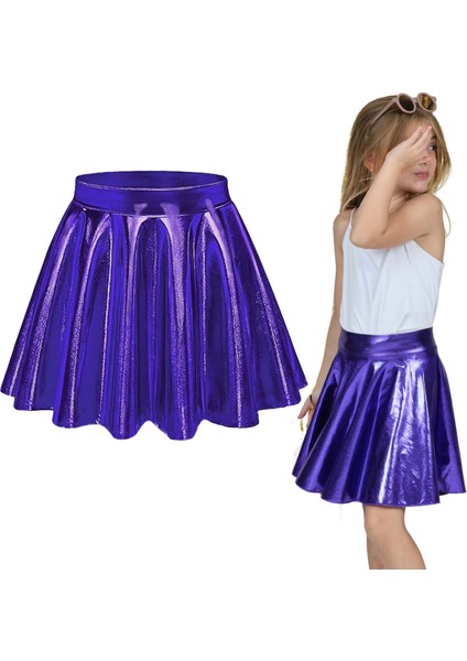 Metalik Parlak Işıltılı Şortlu Kloş Parti, Gösteri, Etkinlik, Bayramlık, Etek